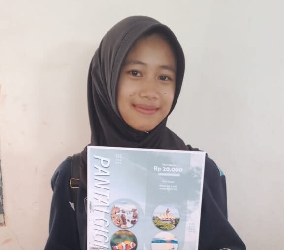 SMK Negeri Blambangan Umpu mendapat juara 3 desain grafis di FL3SN